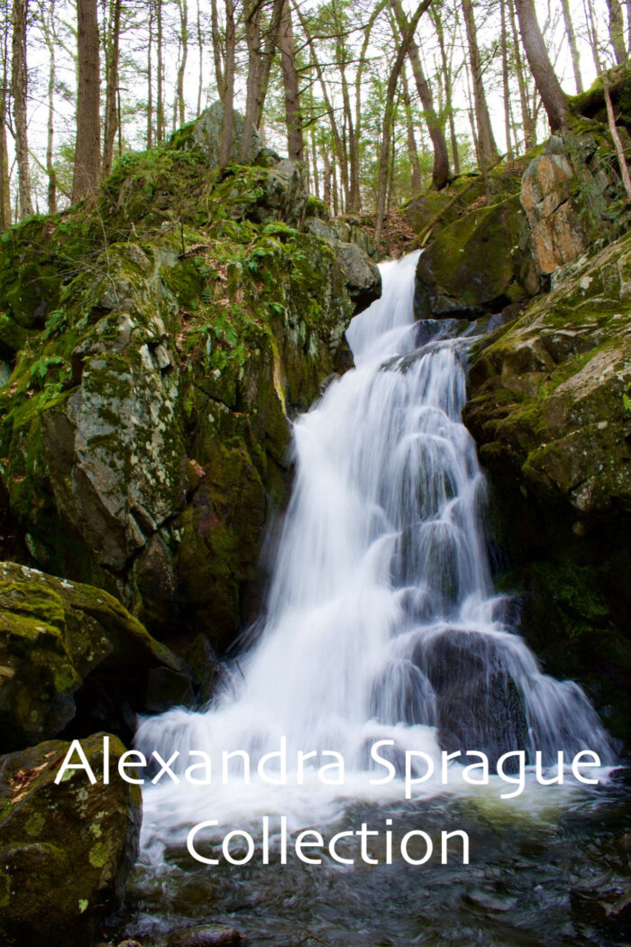 Large Waterfall at Mt Toby in Sunderland, MA