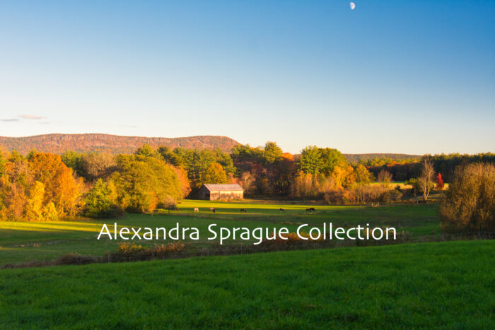 Fall Sunset Over Glencroft Farm Easthampton MA